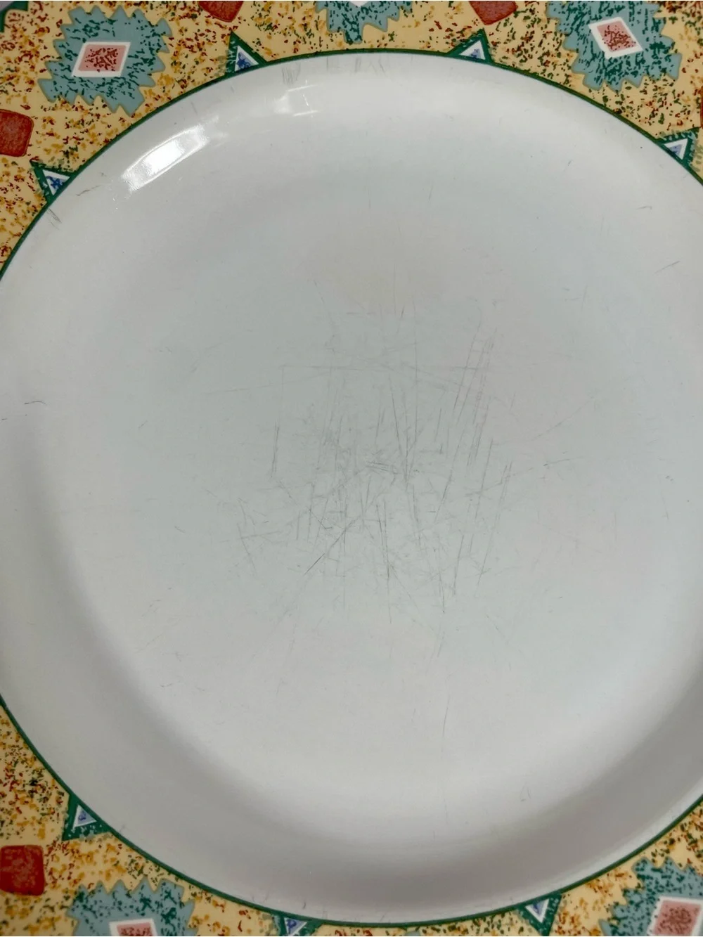 Vintage Sakura Moccasin Sue Zipkin Southwestern Stoneware Salad Plate Set of 2